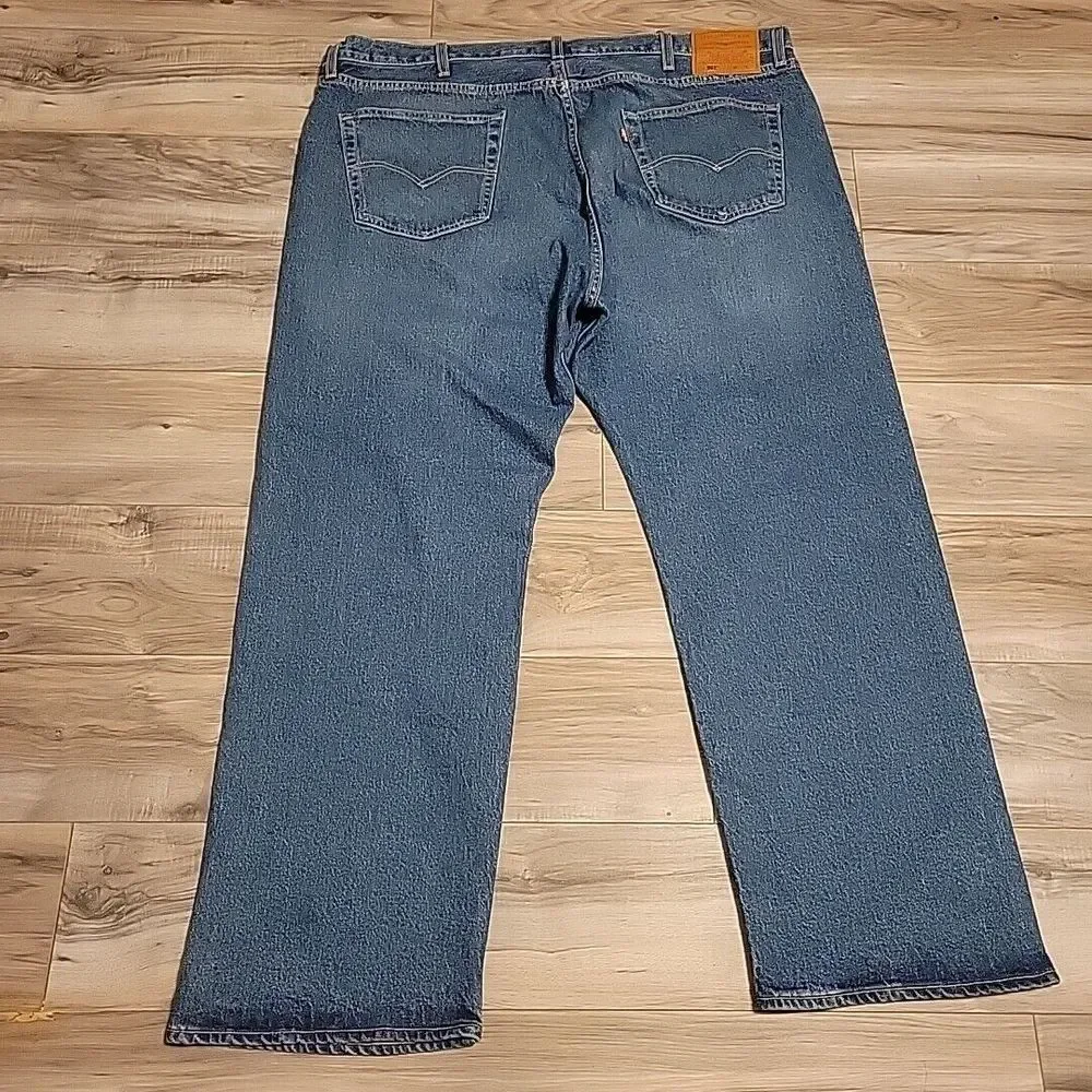 Levi's 501 Original Riveted XX Jeans Mens 46x32 Blue BigE Relaxed Straight Denim